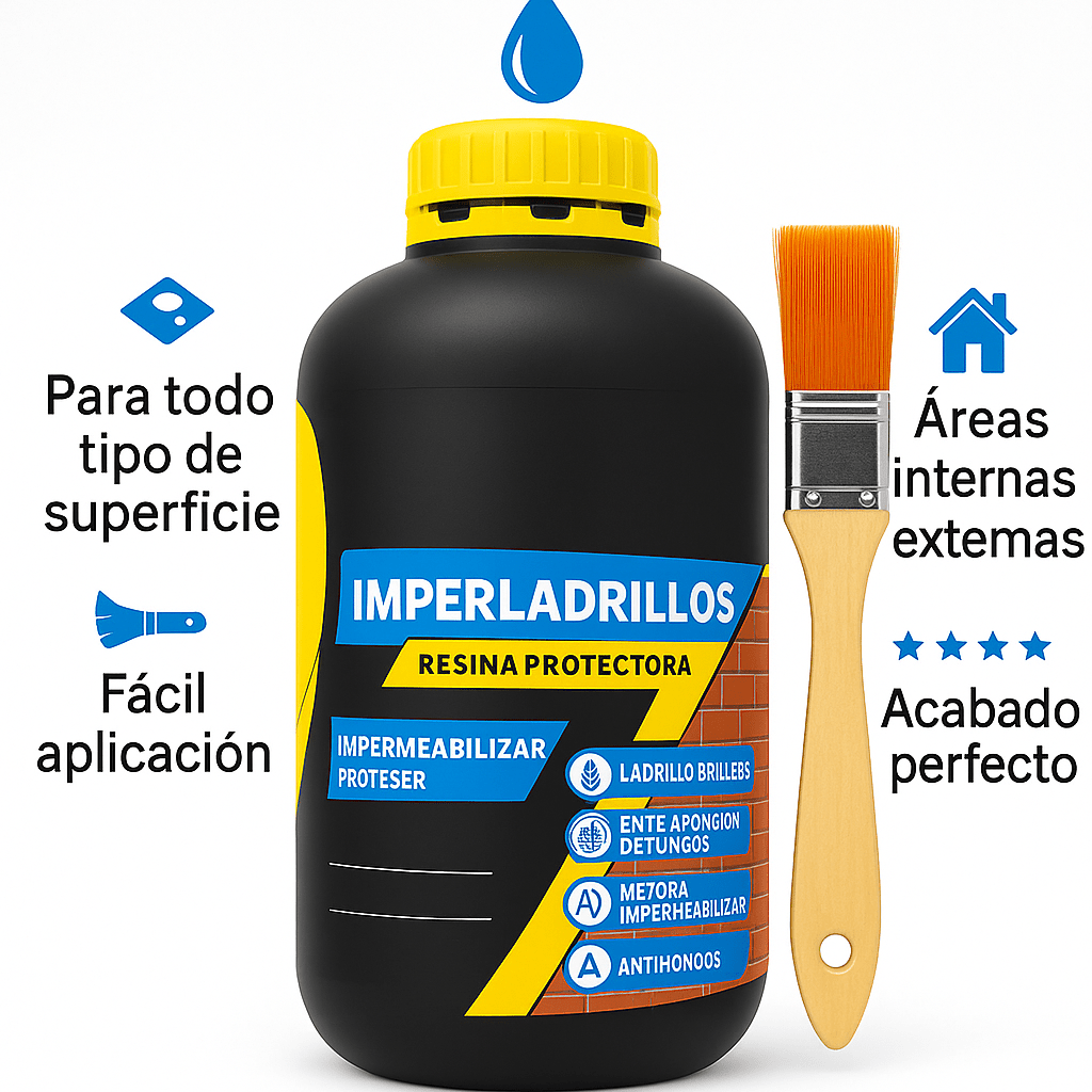 Super Impermeabilizante Transparente Imperladrillos™ - (COMPRA 500ml LLEVA 1000ml) - Mundo Paraguayo